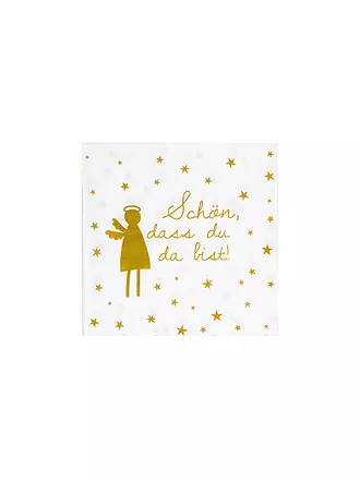 RAEDER | Weihnachts-Servietten 33x33cm SCHOEN DAS DU DA BIST | 